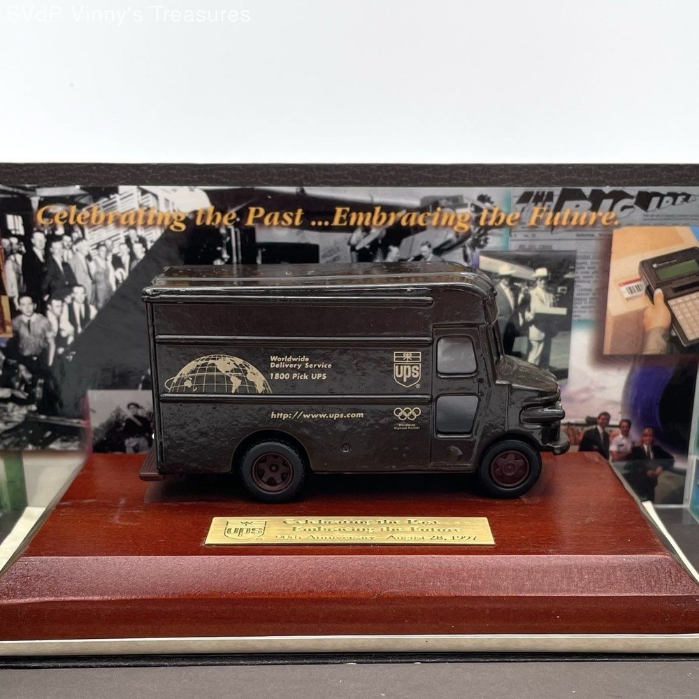 Sealed UPS 90thAnniversary Commemorative Delivery Truck Display1997 Founders Day